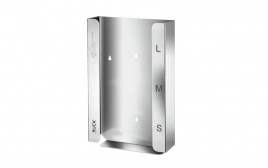 Диспенсер для перчаток из нержавеющей стали (вмещает 3 упаковки)