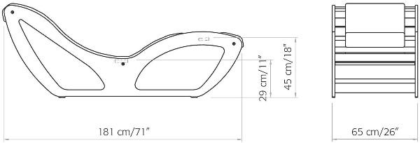 CHAISE LONGUE Lemi фото 7