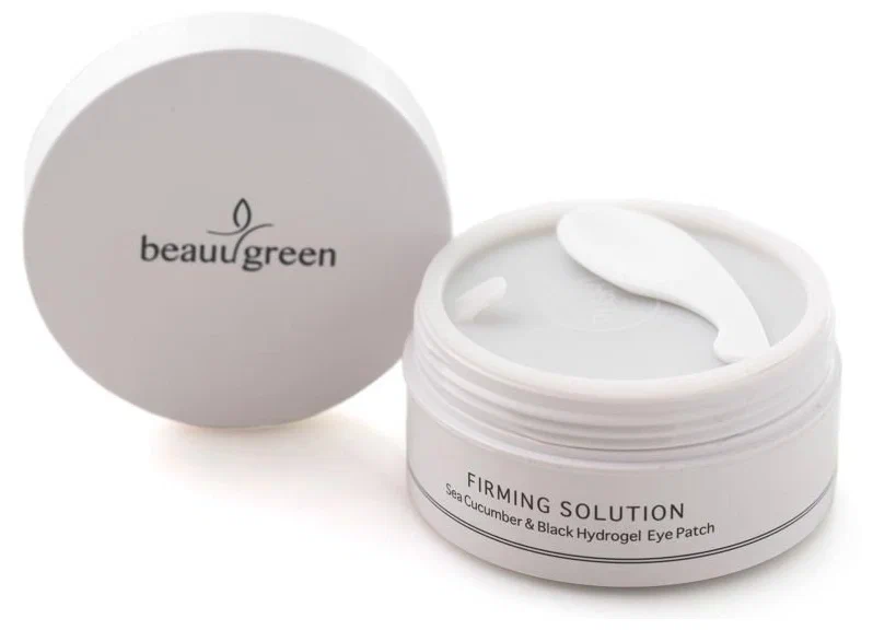 Патчи для глаз с экстрактом морского огурца и пудра черного жемчуга BeauuGreen 90г фото 1