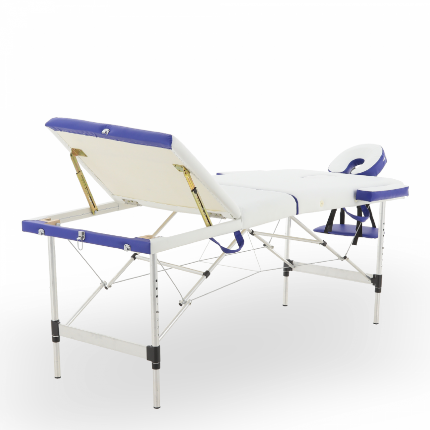 Массажный стол складной алюминиевый Med-Mos JFAL01A 3-х секционный фото 7