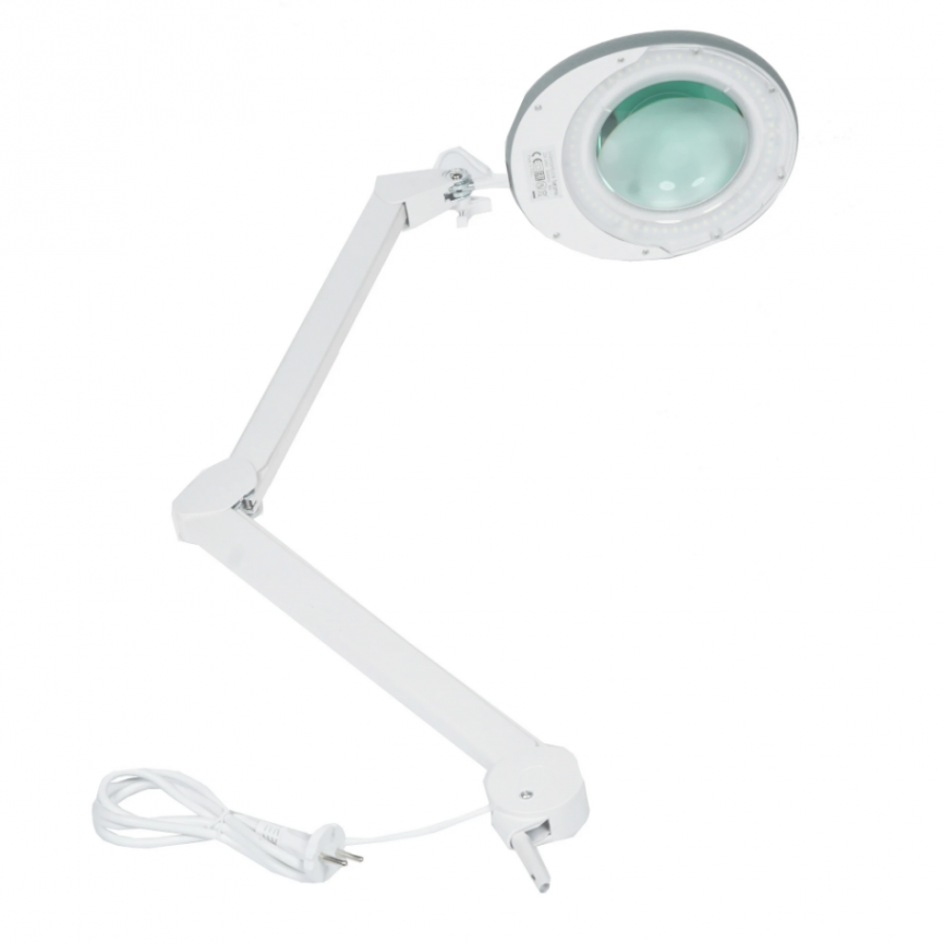 Лампа-лупа на кронштейне (8 диоптрий) SMD, 60 светодиодов, 8 вт фото 2