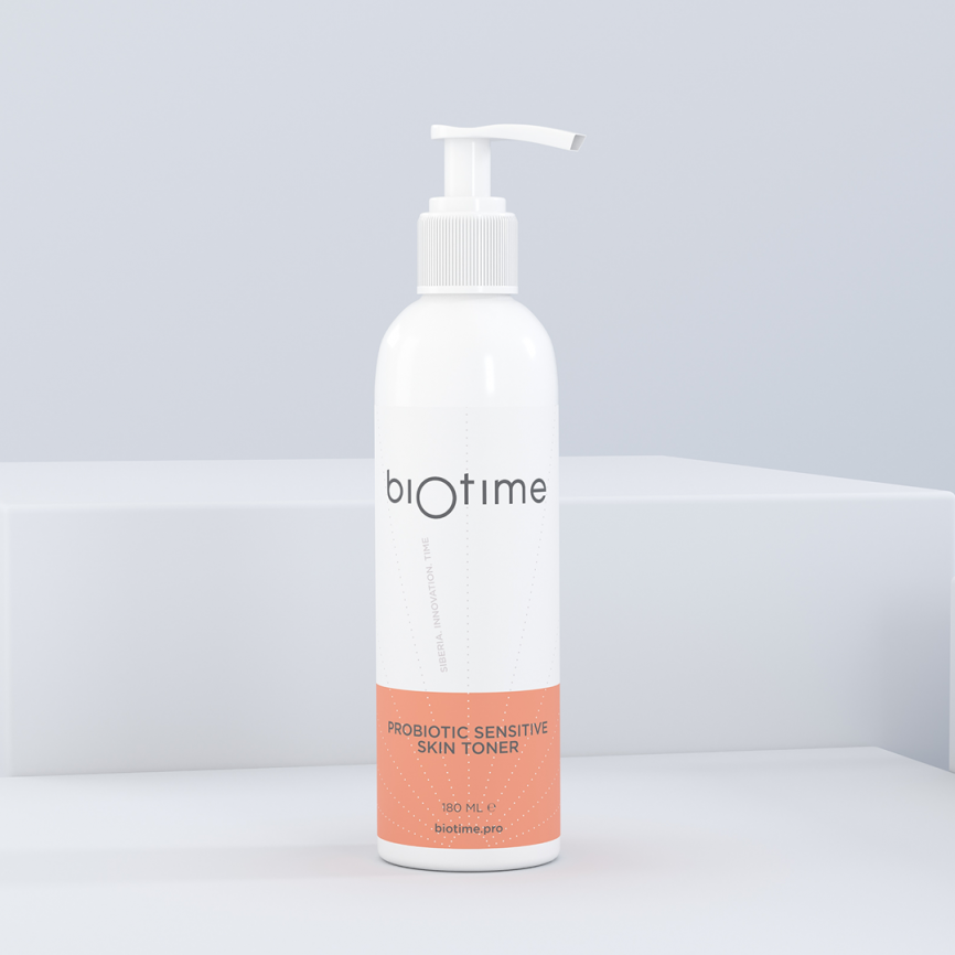 Тоник для чувствительной кожи с пробиотиками (Биотайм), \ Probiotic sensitive skin toner biotime, 180мл фото 1