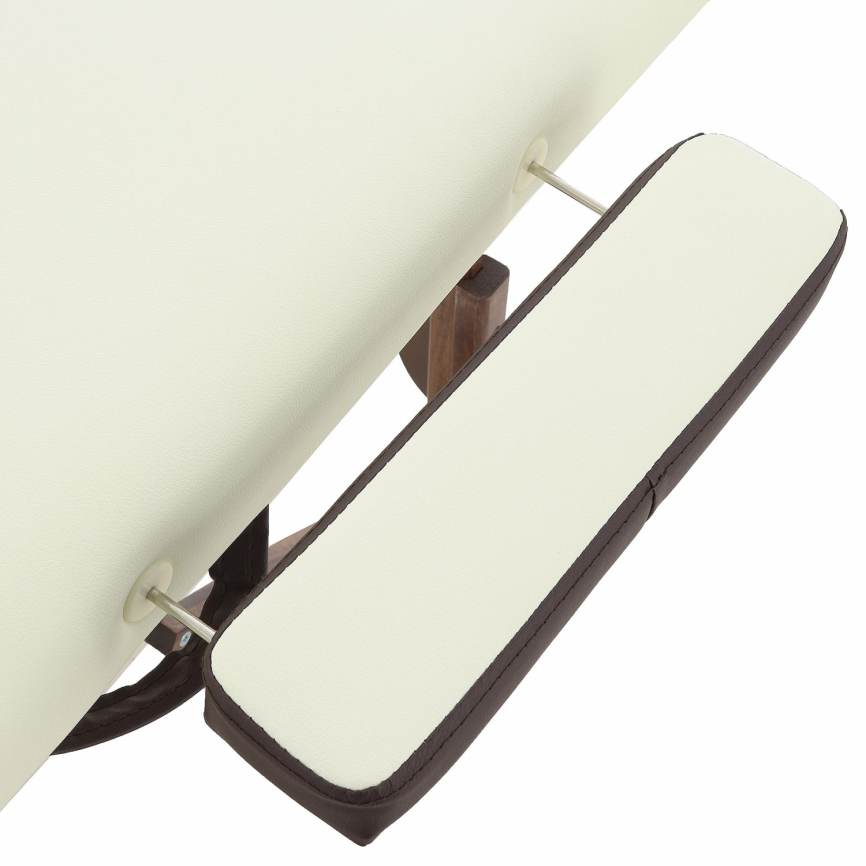 Массажный стол складной деревянный Med-Mos JF-AY01 3-х секционный (темная рама) фото 11