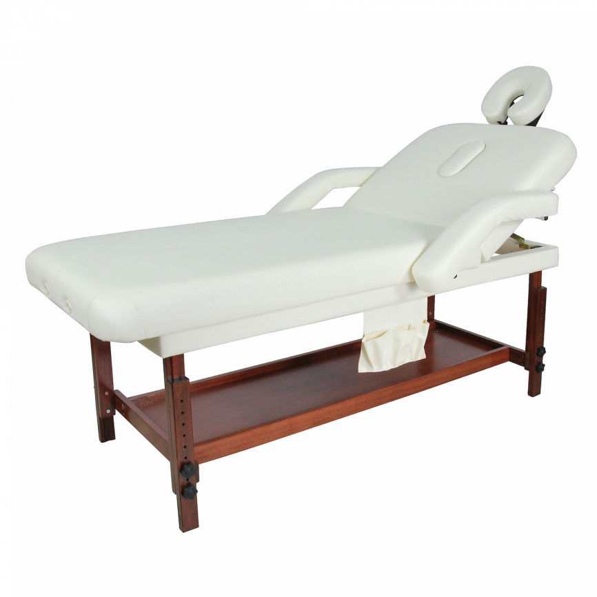 Стол массажный стационарный FIX-1A (Белый) фото 1