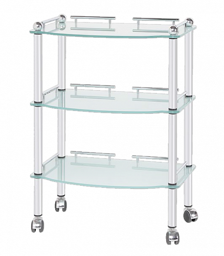 Стол-тележка «ST-3», стеклянный фото 1